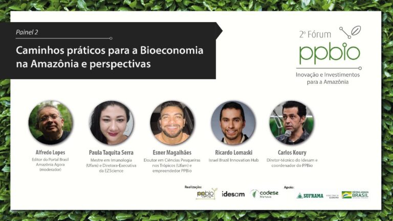 Painel 2 – Caminhos práticos para a Bioeconomia na Amazônia e perspectivas