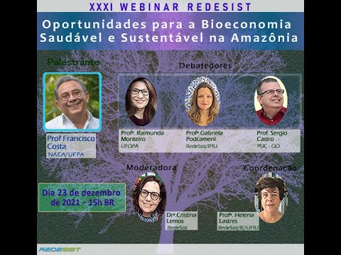 WEBINAR – Oportunidades para a Bioeconomia Saudável e Sustentável na Amazônia