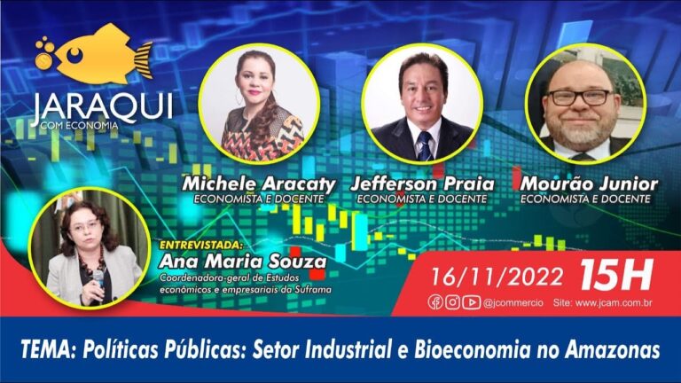 #️⃣Jaraqui com Economia#️⃣ OLÍTICAS PÚBLICAS: SETOR INDUSTRIAL E BIOECONOMIA NO AMAZONAS