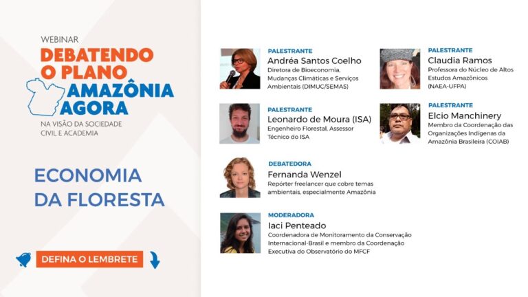 Debatendo o Plano Estadual Amazônia Agora – Economia da Floresta