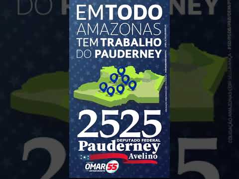 Pauderney Avelino (DEM) – Em todo Amazonas tem trabalho do Pauderney