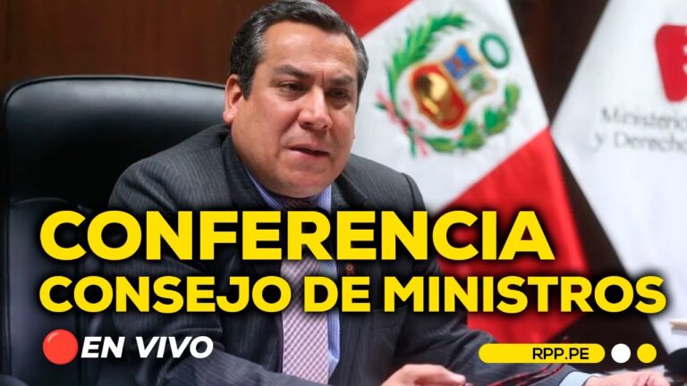 🔴 #ENVIVO Gustavo Adrianzén brinda conferencia de prensa sobre el paro de transporte