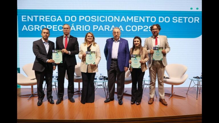 Pré-COP 29: entrega do Posicionamento do Setor Agropecuário para a Conferência do Clima da ONU