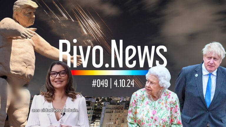 IRÃ x ISRAEL, REVELAÇÕES DO BORIS JOHNSON, JANJA CONFUSA E ESTÁTUA DO TRUMP | RivoNews #049 – 04/10