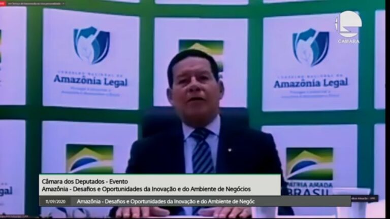 Vice-Presidente Mourão participa do evento Amazônia – Desafios e oportunidades da Inovação -11/09/20